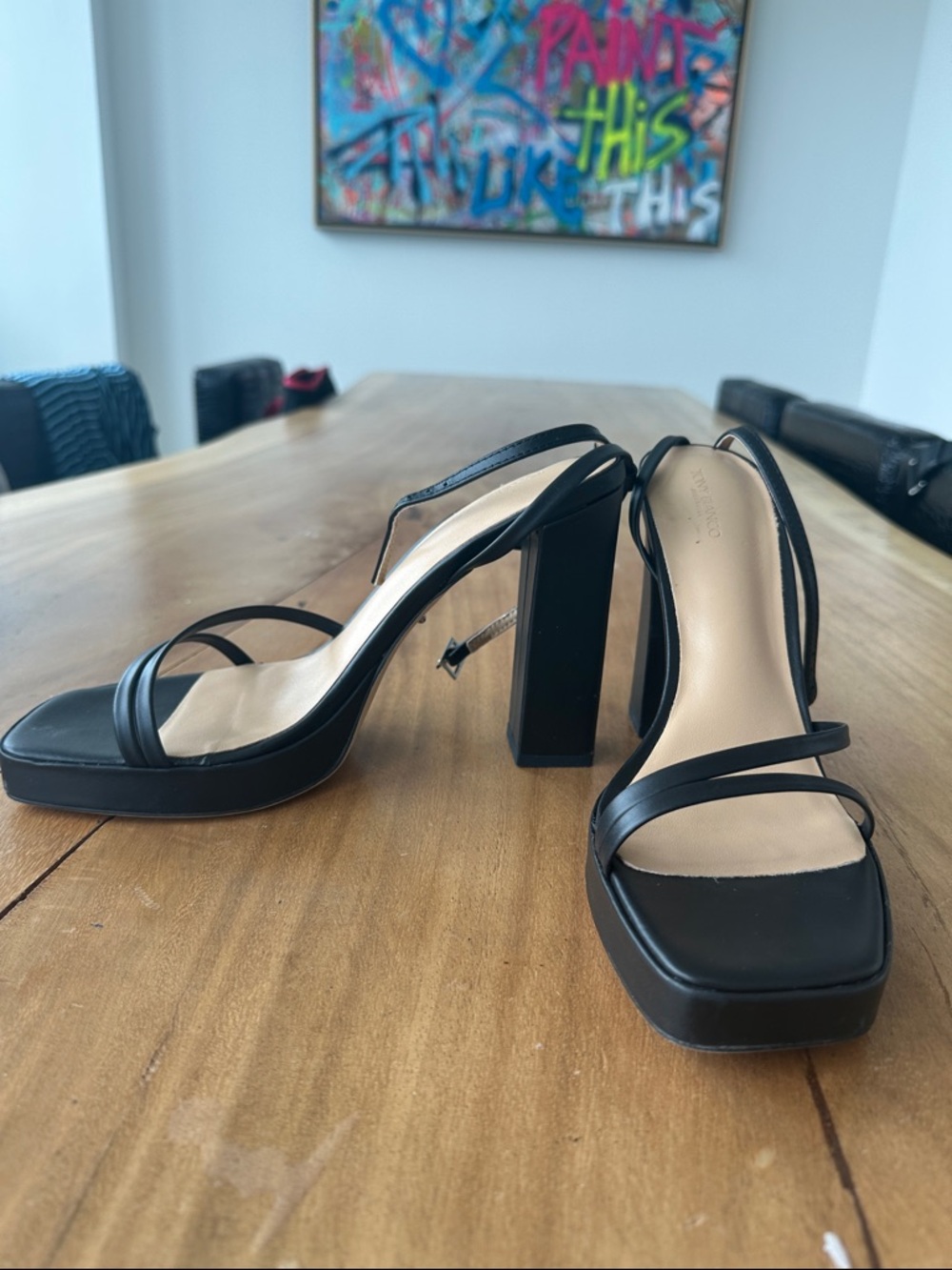 Tony Bianco Detroit style block heel